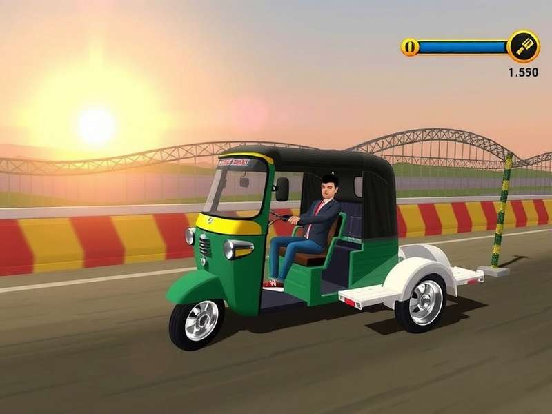 Rickshaw Blitz India Gameplay Screenshot